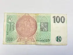 billet 100 korun république tchèque 1997