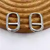 boucles d'oreilles pandora me pavé link argent 925 millième (22 ct) 2,02g