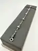 bracelet argent maille alternée et perles texturées l20cm argent autre 4,42g