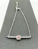 bracelet en argent avec barre strass argent 925 millième (22 ct) 1,61g