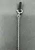 bracelet en argent avec barre strass argent 925 millième (22 ct) 1,61g