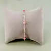 bracelet en argent et et orné de peties corail rose argent autre 2,87g