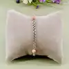 bracelet en argent et et orné de peties corail rose argent autre 3,56 g