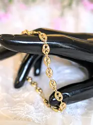 bracelet grain de café or 750 millième (18 ct) 7,04g