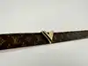 bracelet louis vuitton essential v en toile monogtam à finition métal doré
