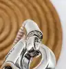 bracelet pandora maille serpent fermoir coeur infini l17,5cm argent 925 millième (22 ct) 6,69g
