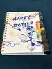 cahier harry potter encre magique avec baguette stylo lampe