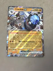 carte pokemon charkos ex 330 pv 045/084 serie mega evolution nuit noire