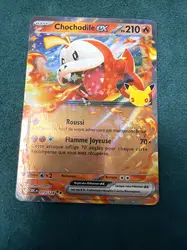 carte pokemon chochodile ex 015/128