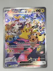 carte pokémon jcc pikachu ex holo 150/128 alt 30 ans