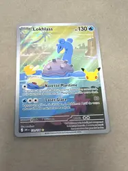 carte pokémon lokhlass 131/128 - 30 ans