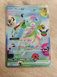 carte pokémon mew ex 158/128