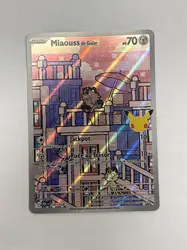 carte pokémon miaouss de galar 141/128