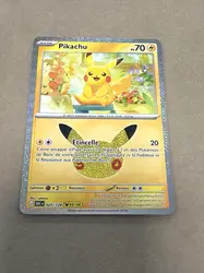 carte pokémon pikachu 03/30 - 025/128 - 30 ans