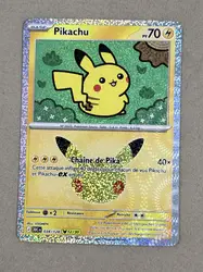 carte pokémon pikachu 12/30 034/128 - 30ans