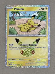 carte pokémon pikachu 21/30 043/128 - 30 ans