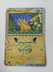 carte pokémon pikachu 23/30 045/128 - 30 ans