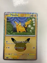 carte pokémon pikachu 23/30 fr