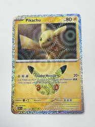 carte pokémon pikachu 27/30 049/128 - 30 ans