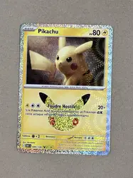 carte pokémon pikachu 27/30 049/128 - 30ans