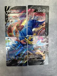 carte pokemon zacian v-union set of 4 swsh164 swsh163 swsh166 swsh165 promo