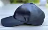 casquette de baseball prada en nylon tessuto & cuir noir-logo émaillé argenté & boucle dorée taille m