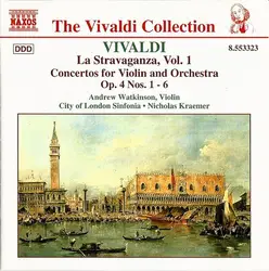 cd vivaldi - nicholas kraemer, city of london sinfonia, andrew watkinson - la stravaganza, vol. 1 (1999)