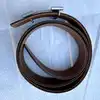 ceinture hermès h 32mm en cuir réversible taille 85