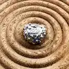 charm pandora coeur mum margueritte argent 925 millième (22 ct) 3,60g
