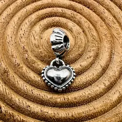 charm pandora pendant coeur mon spécial soeur argent 925 millième (22 ct) 3,37g