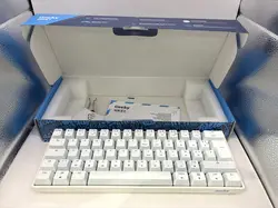 clavier mécanique clavier gk61 blanc