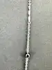 collier en argent et perles d'hématite noire argent 925 millième (22 ct) 6,26 g