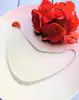 collier or maille palmier plate en chute or 750 millième (18 ct) 6,75g