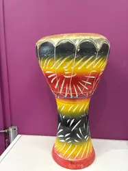 djembe terre cuite multicolor