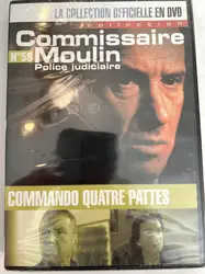 dvd commissaire moulin police judiciaire - commando quatre pattes - vol 58