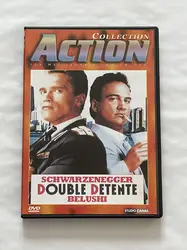 dvd double detente - schwarzenegger belushi - collection action