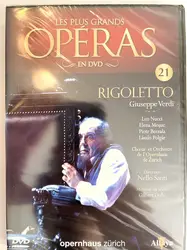dvd rigoletto les plus grands opéras edition altaya - vol 21