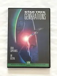 dvd star trek generations - deux capitaines un destin - widescreen collection