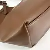 grand sac cabas porté épaule en cuir camel