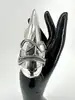 grande bague armure articulée au design médiéval argent 925 millième (22 ct) 51,76g