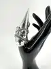 grande bague armure articulée au design médiéval argent 925 millième (22 ct) 51,76g