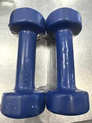 haltère 2x 2kg bleu