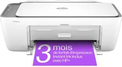 hp deskjet 2820e all - in - one - imprimante multifonctions - couleur - jet d'encre - 216 x 297 mm (original) - a4/legal (support)