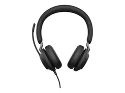 jabra evolve2 40 se ms stereo - micro - casque - sur - oreille - filaire - usb - c - isolation acoustique - certifié pour microsof