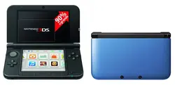 jeu 3ds console nintendo 3ds xl - bleue + noire