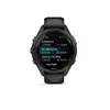 jeu nes montre connectée garmin forerunner® 265s music 42 mm bluetooth noir avec bracelet silicone noir