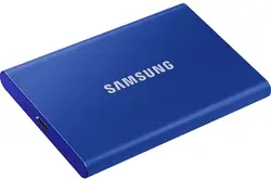 jeu pc disque dur ssd externe samsung portable 2to t7 bleu