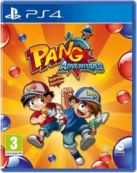 jeu ps4 pang adventures (jaquette réversible + planche de stickers + manuel rétro) - buster edition
