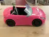 jouet voiture cabriolet rose barbie