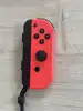 joycon droit pour nintendo switch orange fluo rosé